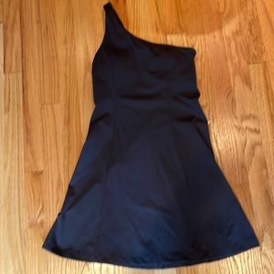 Outdoor Voices XS One Shoulder Dress Black